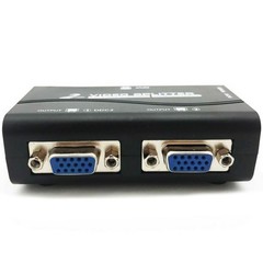 High Resolution 1 to 2 Monitor Switch VGA Video Splitter Converter Adapter n