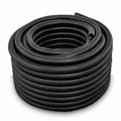 High Quality 25 ft Feet 3/4″ Split Wire Loom Conduit Polyethylene Tubing Black