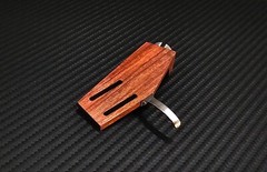 Custom-Made Headshell for Lenco L75 made of Rosewood by Stanley-Engineering