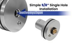 US Aluminum Antenna Puck Mount For Most CB Antenna Shafts 5/8″ Single Hole