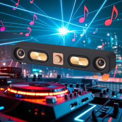 2″10W Vintage Bluetooth Wireless Stereo Speaker FM Radio AUX Desktop Sound Bar