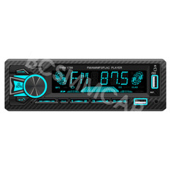 Radio Car Stereo 1 Din Bluetooth MP3 Player FM Receiver AUX USB TF BT Head Unit