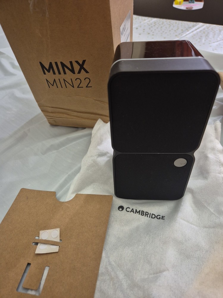 Cambridge Audio Minx Min 22 Speaker (Black) – Open Box New No Clip