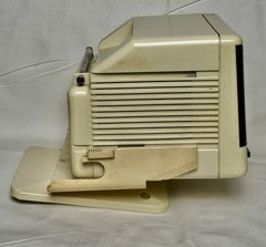 Vintage Rare Retro CATRON 4.5” Portable Black & White Mini TV Travel NO PLUG