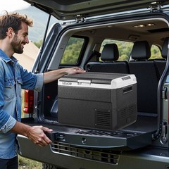 VEVOR 12V Car Refrigerator Portable Freezer 52.8QT Electric Cooler for Camping