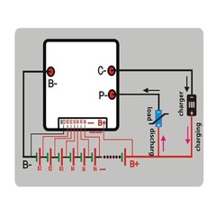 13S 48V 60A Li-ion BMS Battery Protection Board for Electric Bike Battery ACUS
