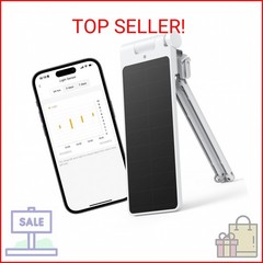 SwitchBot Solar Panel Charger for Curtain 3 – Performance Upgrade, Easy to Use,