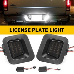 For 2010-2018 RAM 2500/3500 6000K White LED License Plate Light Super Bright USA