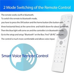 Unblock Tech Bluetooth Remote + 最新12代 安博盒子12Plus 增强版 64+4G Unblock tech(赠小礼品）