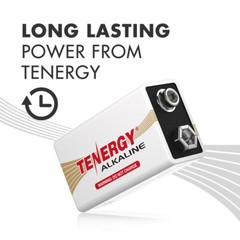 Tenergy 9V Alkaline Battery 6LR61 Exp 10 Years Bulk Pricing Lot
