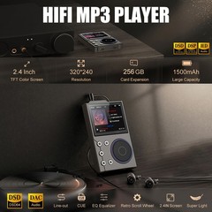 New Digital HiFi MP3 Player Bluetooth 5.3 Lossless DSD 256GB High Sound Quality