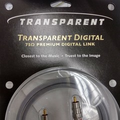 NOS Transparent PDL 75ohm Premium Digital Link ( PDL) in 1.5M, Made in USA