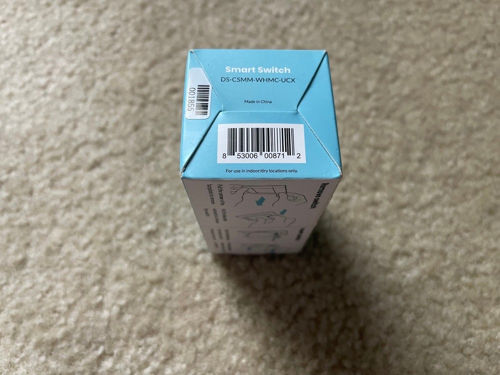 Deako Smart Switch 15A/120V AC Model DS2005