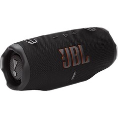 JBL Charge 6 Portable Waterproof Bluetooth Speaker with Carrying Strap (Black)