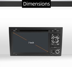 For Audi A4 B6 B7 2002-08 Android 12 Car Radio DVD GPS NAVI WIFI SWC Carplay USB