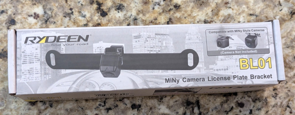 Rydeen BL01 License Plate Bracket for MINy Backup Camera