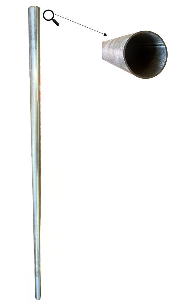 AMERITE ~ PLAIN END MAST TUBE 1-1/2″ X 5′- ANTENNA MAST, HEAVY DUTY