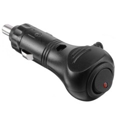2Pcs 12V DC Car Cigarette Lighter Cable Adapter Plug with LED On/Off Switch