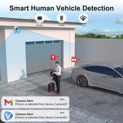 Anpviz 4MP 5MP 8MP Audio PoE IP Security Camera Outdoor AI Human Vehic Detection