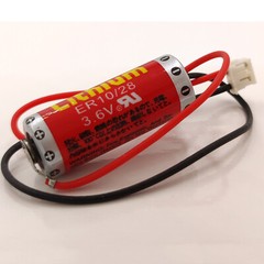 5Pcs 3.6V ER10/28 ER10280 Lithium Battery Mitsubishi FX2NC-32BL Battery w/ Plug