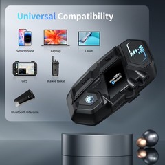 1-2 pack M1-S PRO Motorcycle Helmet Intercom Motorbike Bluetooth Headset