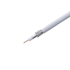 RG6 1000FT Cable Bulk Coaxial Wire Dual Shield 18AWG White Coax Satellite TV