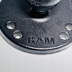 RAM-B-202U RAM Mount 1-Inch Ball With 2.5 Inch Round Base With AMPS Hole Pattern