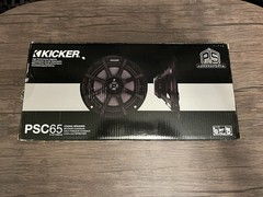 Kicker PS 6.5″ Weather-Proof Coaxial Speakers 2 ohm 120W Peak 42PSC652 (Pair)