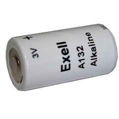 Exell Battery A132 Compatible With ANSI / NEDA 1200A, IEC 2LR50, Eveready E132N