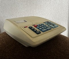 Burroughs C2259 Desktop Calculator with Printer. Tested and Working Approx 1976