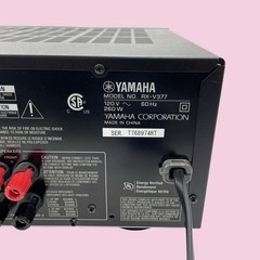 Yamaha RX-V377 5.1 Channel Natural Sound HDMI AV Stereo Receiver – Black #SC2985
