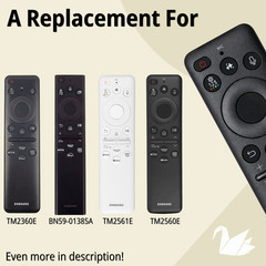 Samsung Smart TV Solar AI Voice Remote For Crystal UHD, OLED, QLED, & Frame