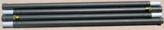 4 Each 4 Ft Used Military Ribbed Aluminum Camo Mast Stacking Poles 100% Tested