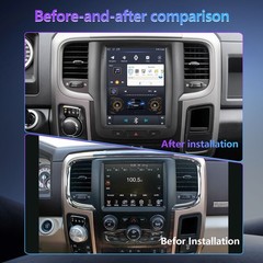 For Dodge Ram 1500 2500 3500 2013-2018 Android 14 Car Radio GPS CarPlay 2GB+32GB