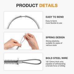 Explosion-Proof Hose Whip Check – 1/8″ Steel Wire Rope for Sandblaster Pneumatic
