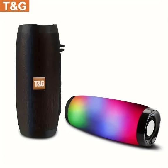 TG 157 Bluetooth Wireless Speaker, Portable Waterproof Stereo LED Lights Speaker
