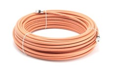 Orange, Direct Burial RG6 Coax, Underground Coaxial Cable, 150 Feet (45 Meter)