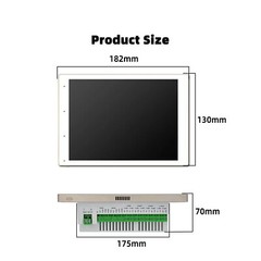 8″Touch Screen WI-FI Audio Amplifier, Home Theater Digital Stereo Wall Amplifier