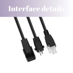 Adjustable Bed Base Power Supply Power Cord for Smart Motion 1.0, 2.0