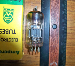 Strong NOS AMPEREX BUGLE BOY 6GM8 / ECC86 Tube