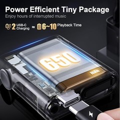 M0s MP3 Player with Bluetooth 5.0 Hi-Fi Lossless Sound Music Without SD card