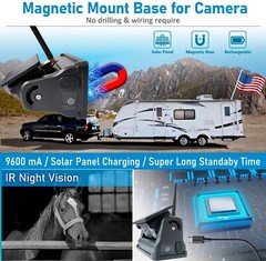 Wireless WiFi Magnetic Battery Powered Backup Camera For iOS&Android Smartphone