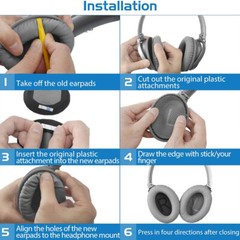 Replacement Ear Pads Cushion For Bose QuietComfort QC45 QC SE Headphones