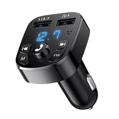 Bluetooth 5.0 Car Wireless FM Transmitter Adapter 2USB PD Charger AUX Hands-Free