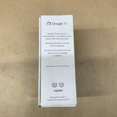 Google Chromecast with Google HD TV Snow (GA03131-US) OPEN BOX
