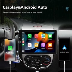 10.4” Android 15.0 Single 1 Din Carplay Rotatable Car Stereo Radio GPS WIFI
