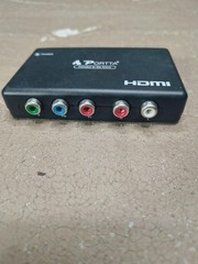 Portta N3CVTHR HDMI Converter Component YPbPr R/L Audio To HDMI Black Adapter