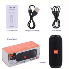 Portal Speaker TG117, Bluetooth, Aux Cable & Memory Card Slot (Card not Included