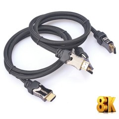 Certificated 6FT HDMI 2.1 Cable 100% Real 8K 4K, High Speed 48Gbps 8K@60Hz 4320P