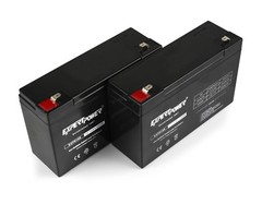 ExpertPower 2 Pack – 6V 10AH Sealed Lead Acid (SLA) Batteries with F1 Terminals